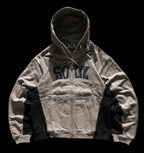 Grey/Black Full Zip Hoodie